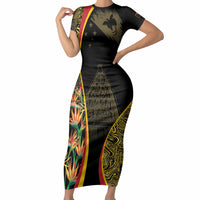 Papua New Guinea Hapi De Bilong Indipendens Short Sleeve Bodycon Dress Special Style