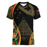 Papua New Guinea Hapi De Bilong Indipendens Women V-Neck T-Shirt Special Style
