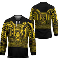 Philippines Filipinos Hockey Jersey Igorot Tribal Pattern Black