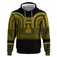 Philippines Filipinos Zip Hoodie Igorot Tribal Pattern Black