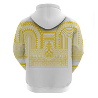 Philippines Filipinos Hoodie Igorot Tribal Pattern White