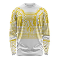 Philippines Filipinos Long Sleeve Shirt Igorot Tribal Pattern White