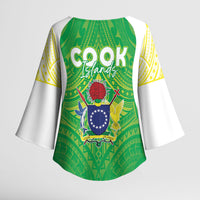 Kuki Independence 2026 Kimono Sleeve Blouse Cook Islands 15 Finest Green Version