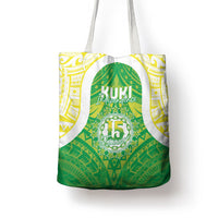 Kuki Independence 2026 Tote Bag Cook Islands 15 Finest Green Version