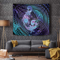 Hawaii Makahiki Turtle Tapestry Spiral Polynesian Tattoo