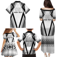 Custom Bula Fiji Football Family Matching Puletasi and Hawaiian Shirt Go Champions - Polynesian Pride