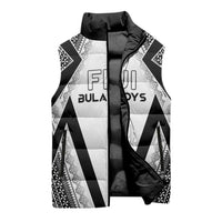 Custom Bula Fiji Football Sleeveless Puffer Jacket Go Champions - Polynesian Pride