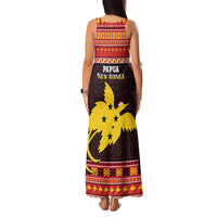 Papua New Guinea Christmas Family Matching Tank Maxi Dress and Hawaiian Shirt Santa Raggiana LT05 - Polynesian Pride