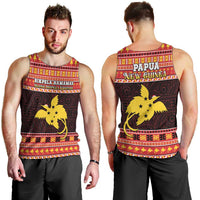 Papua New Guinea Christmas Men Tank Top Santa Raggiana