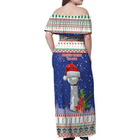 Northern Mariana Islands Christmas Family Matching Off Shoulder Maxi Dress and Hawaiian Shirt Poinsettia Filis Pasgua LT05 - Polynesian Pride