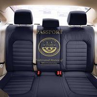 Federated States Of Micronesia Back Car Seat Cover FSM Passport LT05 - Polynesian Pride