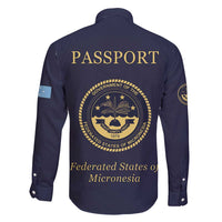 Personalised Federated States Of Micronesia Family Matching Long Sleeve Bodycon Dress and Hawaiian Shirt FSM Passport LT05 - Polynesian Pride
