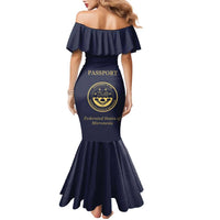 Personalised Federated States Of Micronesia Family Matching Mermaid Dress and Hawaiian Shirt FSM Passport LT05 - Polynesian Pride