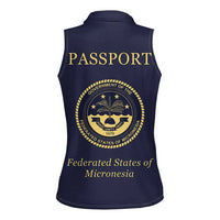 Personalised Federated States Of Micronesia Women Sleeveless Polo Shirt FSM Passport LT05 - Polynesian Pride