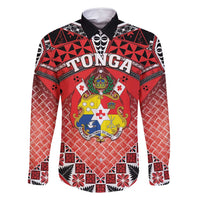 Personalised Tonga Constitution Day Family Matching Off Shoulder Maxi Dress and Hawaiian Shirt 150 Years Jubilee - Polynesian Pride