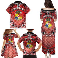 Personalised Tonga Constitution Day Family Matching Puletasi and Hawaiian Shirt 150 Years Jubilee - Polynesian Pride