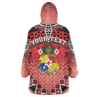 Personalised Tonga Constitution Day Wearable Blanket Hoodie 150 Years Jubilee LT05 - Polynesian Pride