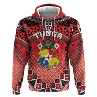 Personalised Tonga Constitution Day Zip Hoodie 150 Years Jubilee - Polynesian Pride