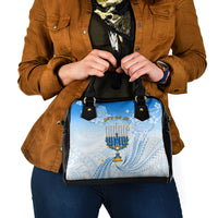 Polynesia Hanukkah Festival Shoulder Handbag With Menorah Polynesian Style LT05 - Polynesian Pride