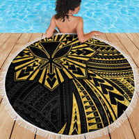 Hawaii And Philippines Beach Blanket Kanaka Maoli With Tribal Sun Together Gold