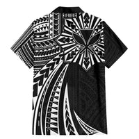Hawaii And Philippines Family Matching Mermaid Dress and Hawaiian Shirt Kanaka Maoli With Tribal Sun Together Black LT05 - Polynesian Pride
