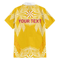 Personalised Anastasis College Family Matching Short Sleeve Bodycon Dress and Hawaiian Shirt Tonga Ngatu Pattern - Polynesian Pride