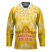 Personalised Anastasis College Hockey Jersey Tonga Ngatu Pattern - Polynesian Pride