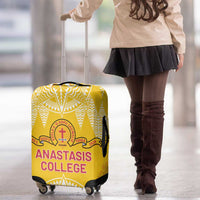 Anastasis College Luggage Cover Tonga Ngatu Pattern - Polynesian Pride