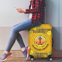 Tonga Anastasis College Luggage Cover Tongan Ngatu Kupesi Pattern - Polynesian Pride