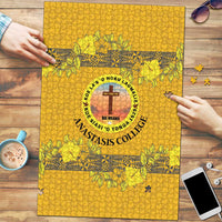 Tonga Anastasis College Puzzle Tongan Ngatu Kupesi Pattern - Polynesian Pride