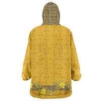 Tonga Anastasis College Wearable Blanket Hoodie Tongan Ngatu Kupesi Pattern LT05 - Polynesian Pride