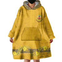 Tonga Anastasis College Wearable Blanket Hoodie Tongan Ngatu Kupesi Pattern LT05 - Polynesian Pride