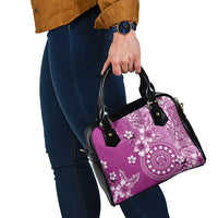 Cook Islands Shoulder Handbag Fandango Hibiscus And Stars