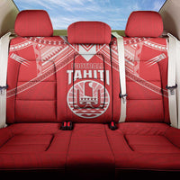 Tahiti Football Back Car Seat Cover Coat Of Arms Polynesian Tribal Pattern