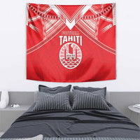 Tahiti Football Tapestry Coat Of Arms Polynesian Tribal Pattern LT05 - Polynesian Pride