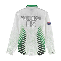 Custom New Zealand Fern Football Women Casual Shirt Simple Style LT05 - Polynesian Pride