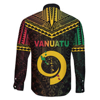 Happy Vanuatu Father Lini Day Family Matching Short Sleeve Bodycon Dress and Hawaiian Shirt