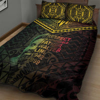 Happy Vanuatu Father Lini Day Quilt Bed Set