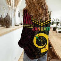 Happy Vanuatu Father Lini Day Women Casual Shirt