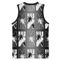 Bula Fiji Basketball Jersey Black Makare Masi Tapa Pattern LT05 - Polynesian Pride