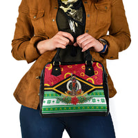 Vanuatu Christmas Shoulder Handbag Santa God Yumi LT05 - Polynesian Pride