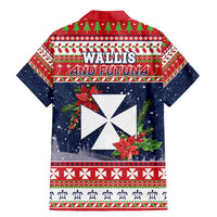 Wallis and Futuna Christmas Family Matching Mermaid Dress and Hawaiian Shirt Poinsettia Joyeux Noel LT05 - Polynesian Pride