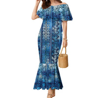 Hawaii Makahiki Turtle Family Matching Mermaid Dress and Hawaiian Shirt Galaxy Tapa Pattern - Polynesian Pride