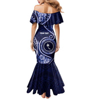 Personalised FSM Chuuk Family Matching Mermaid Dress and Hawaiian Shirt Ocean Floral Pattern LT05 - Polynesian Pride