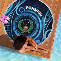 FSM Pohnpei Beach Blanket Ocean Floral Pattern LT05 - Polynesian Pride
