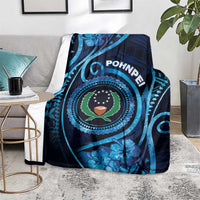 FSM Pohnpei Blanket Ocean Floral Pattern LT05 - Polynesian Pride
