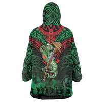 New Zealand ANZAC Day Wearable Blanket Hoodie Aotearoa Hei Tiki