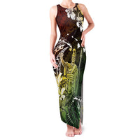 Hawaii King Kamehameha Day Family Matching Tank Maxi Dress and Hawaiian Shirt Polynesian Pattern Mix Hibiscus Reggae LT05 Mom's Dress Reggae - Polynesian Pride