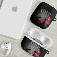 Cook Islands ANZAC Day AirPods Case Soldier Silhouette Remembrance