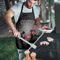 Cook Islands ANZAC Day Apron Soldier Silhouette Remembrance